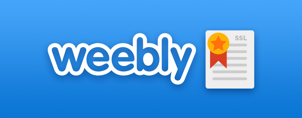 Les sites Weebly incluent maintenant SSL gratuitement!