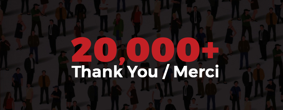 Over 20,000 Reasons to Say Thank You