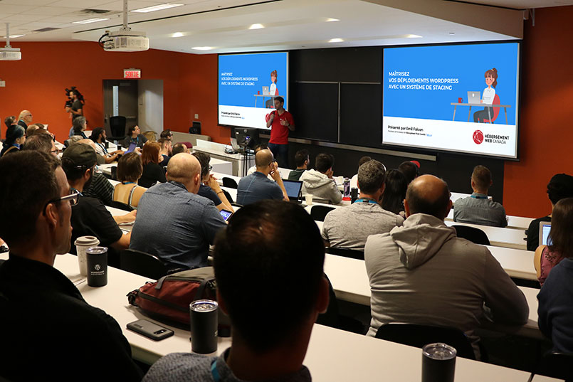 Emil Falcon at WordCamp MTL 2019