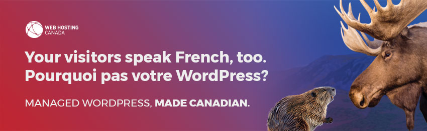 Managed WordPress, made canadian